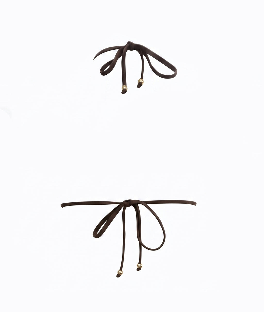 Araw Swim Top - Brown