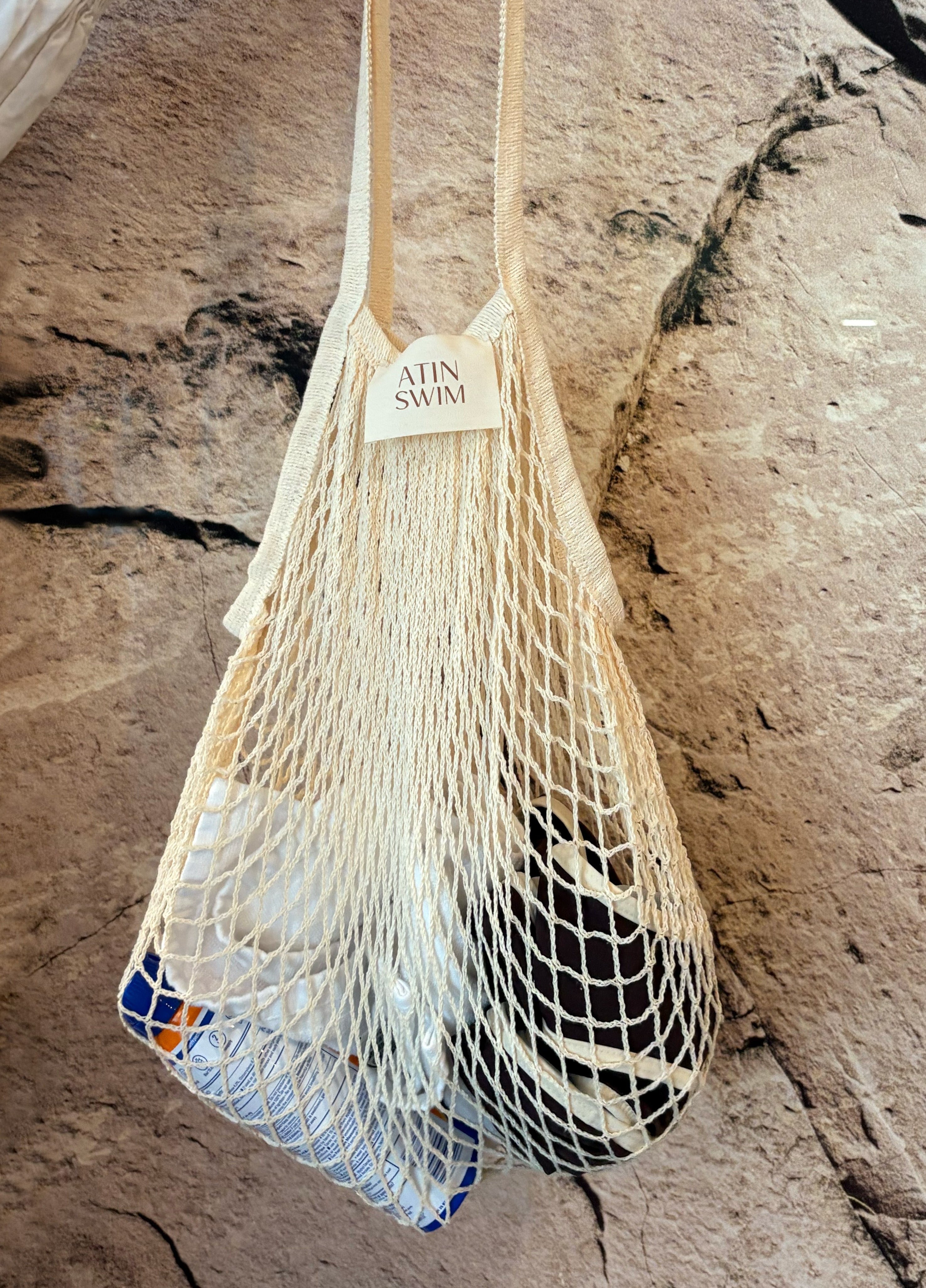 ATIN SWIM BAG - IVORY