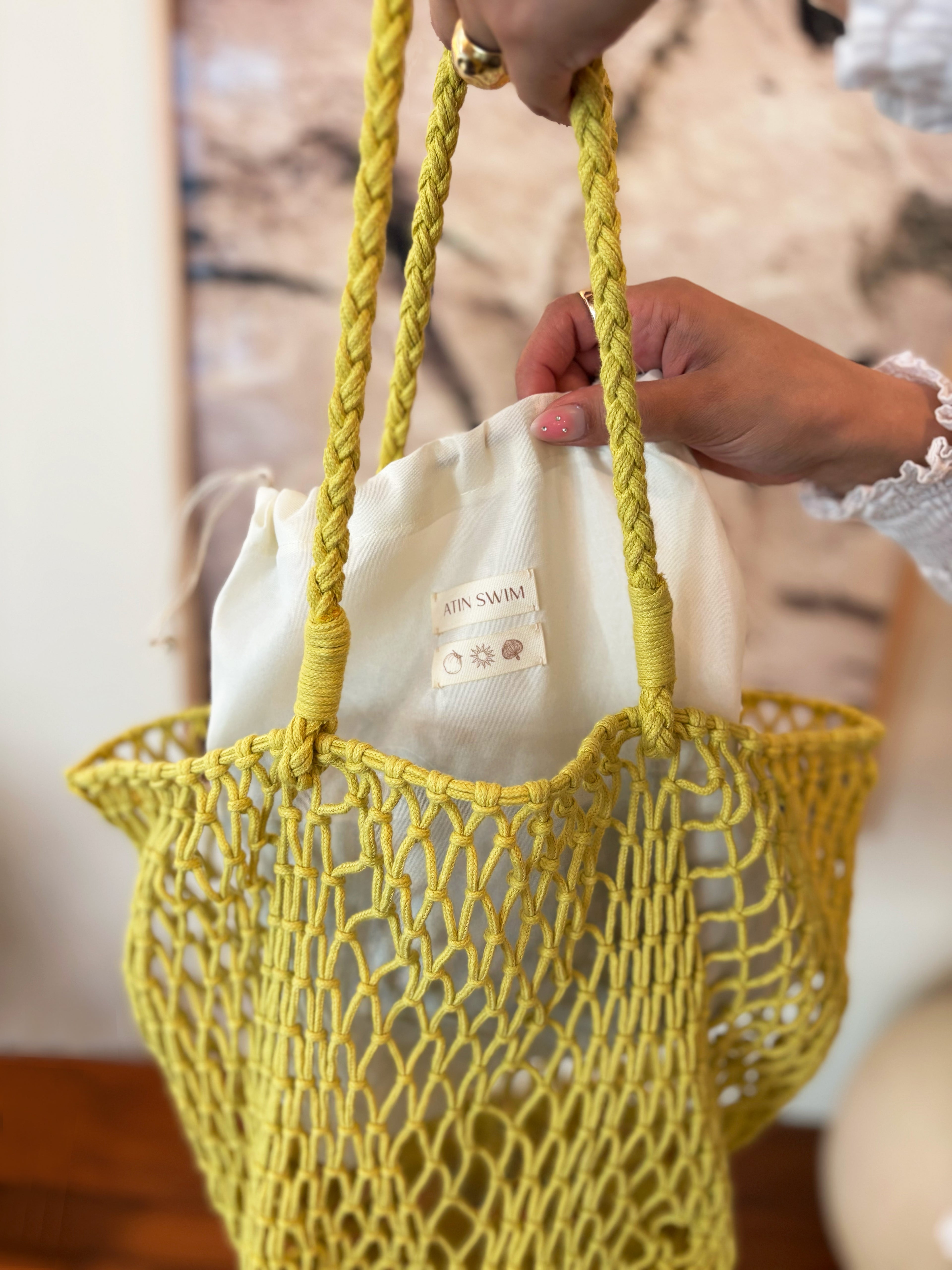 LELA HAND WOVEN BAG