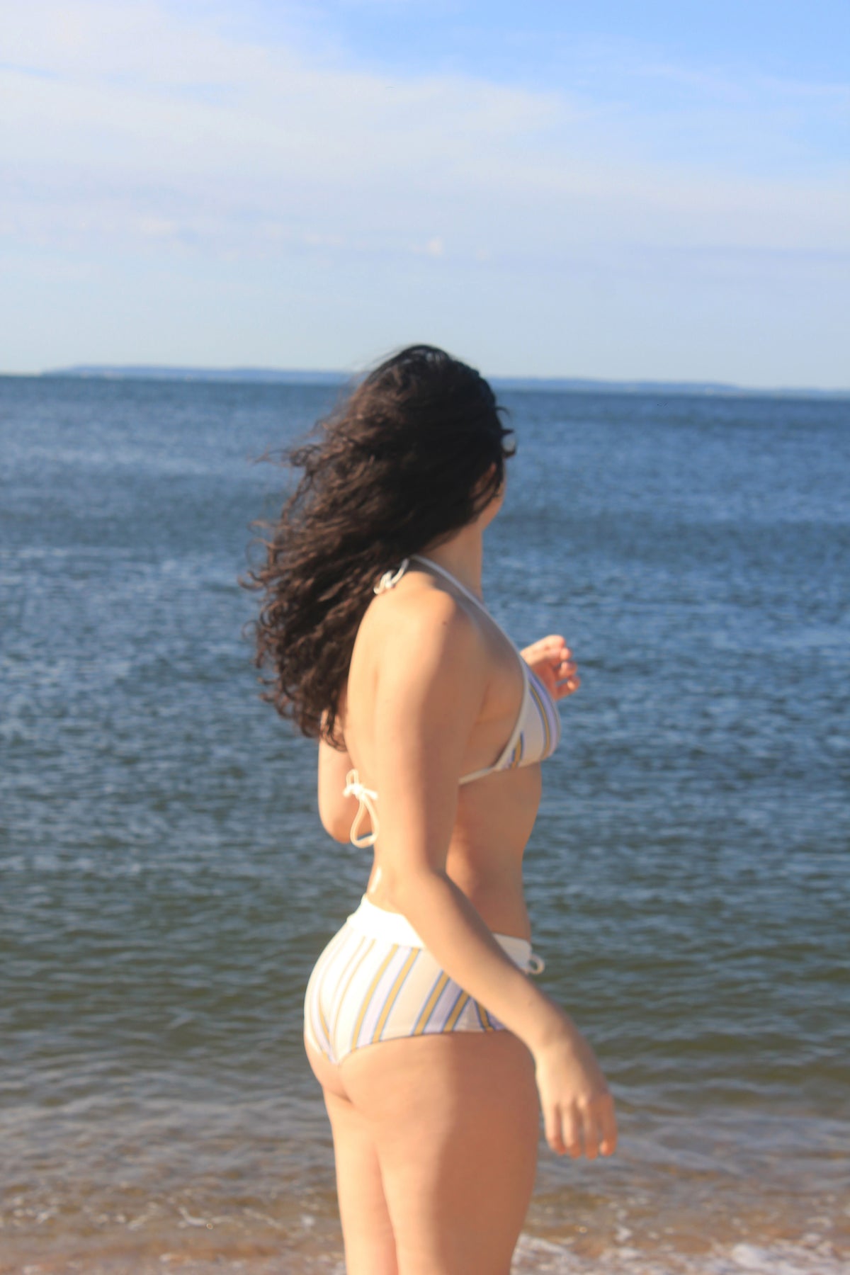 Isla Swim Top - Sunray Bayong