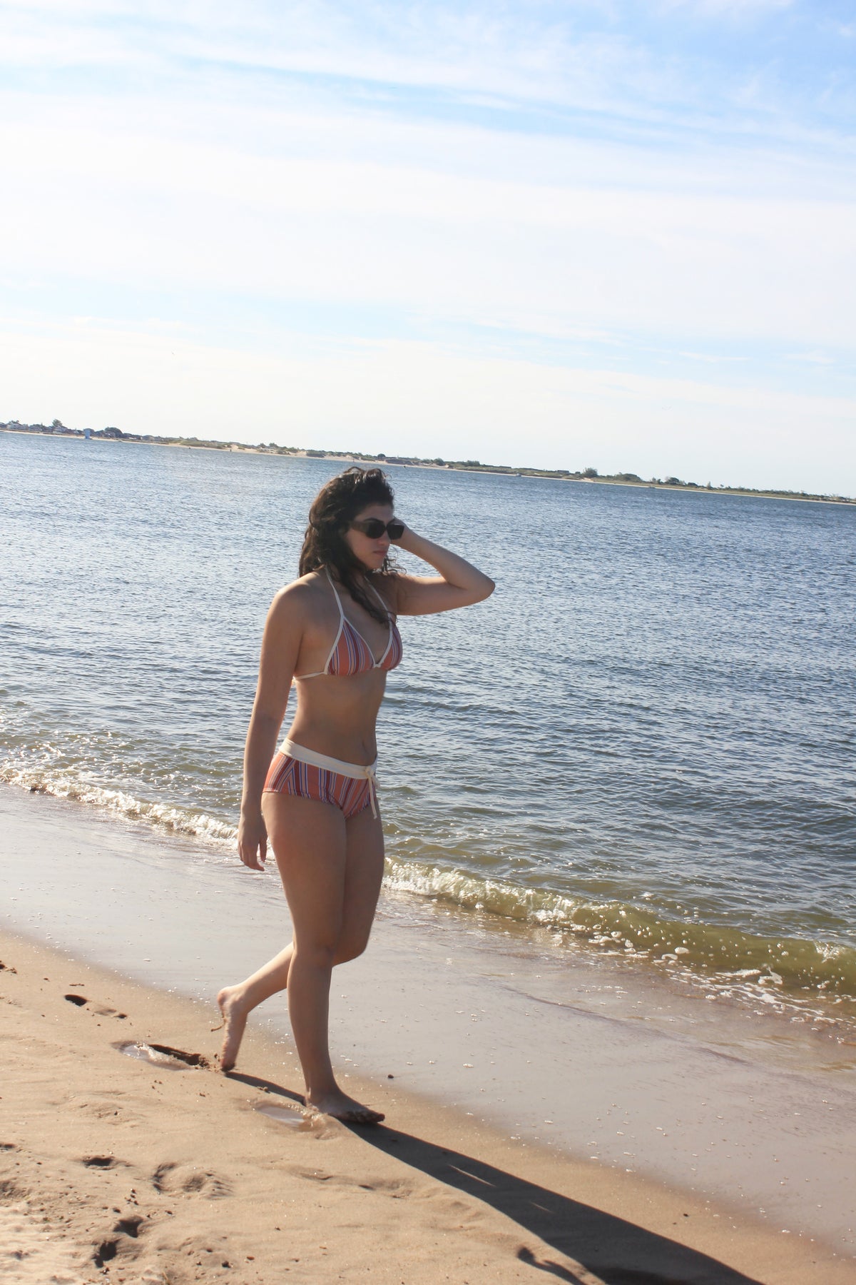 Isla Swim Top - Sunset Bayong