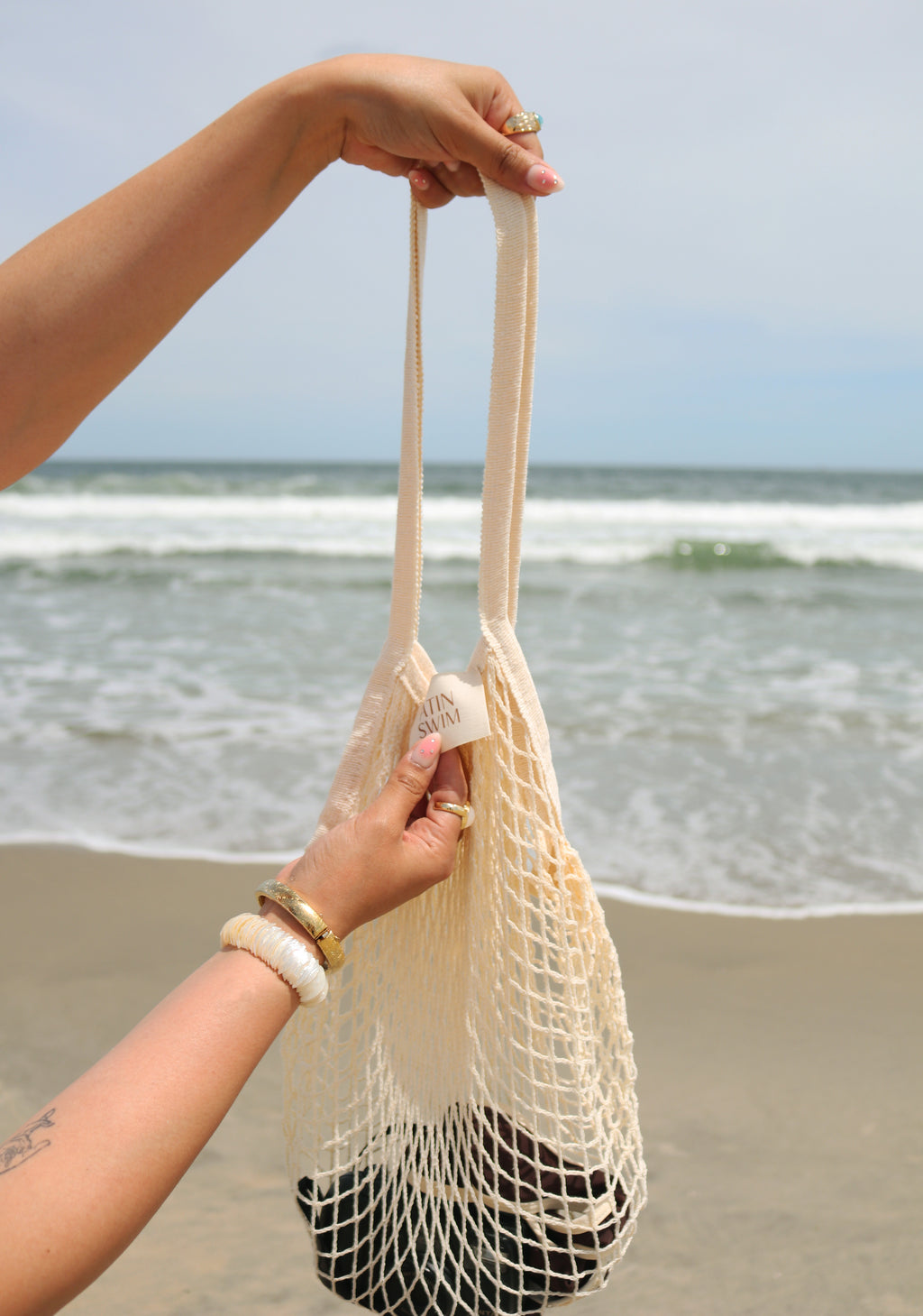 ATIN SWIM BAG - IVORY