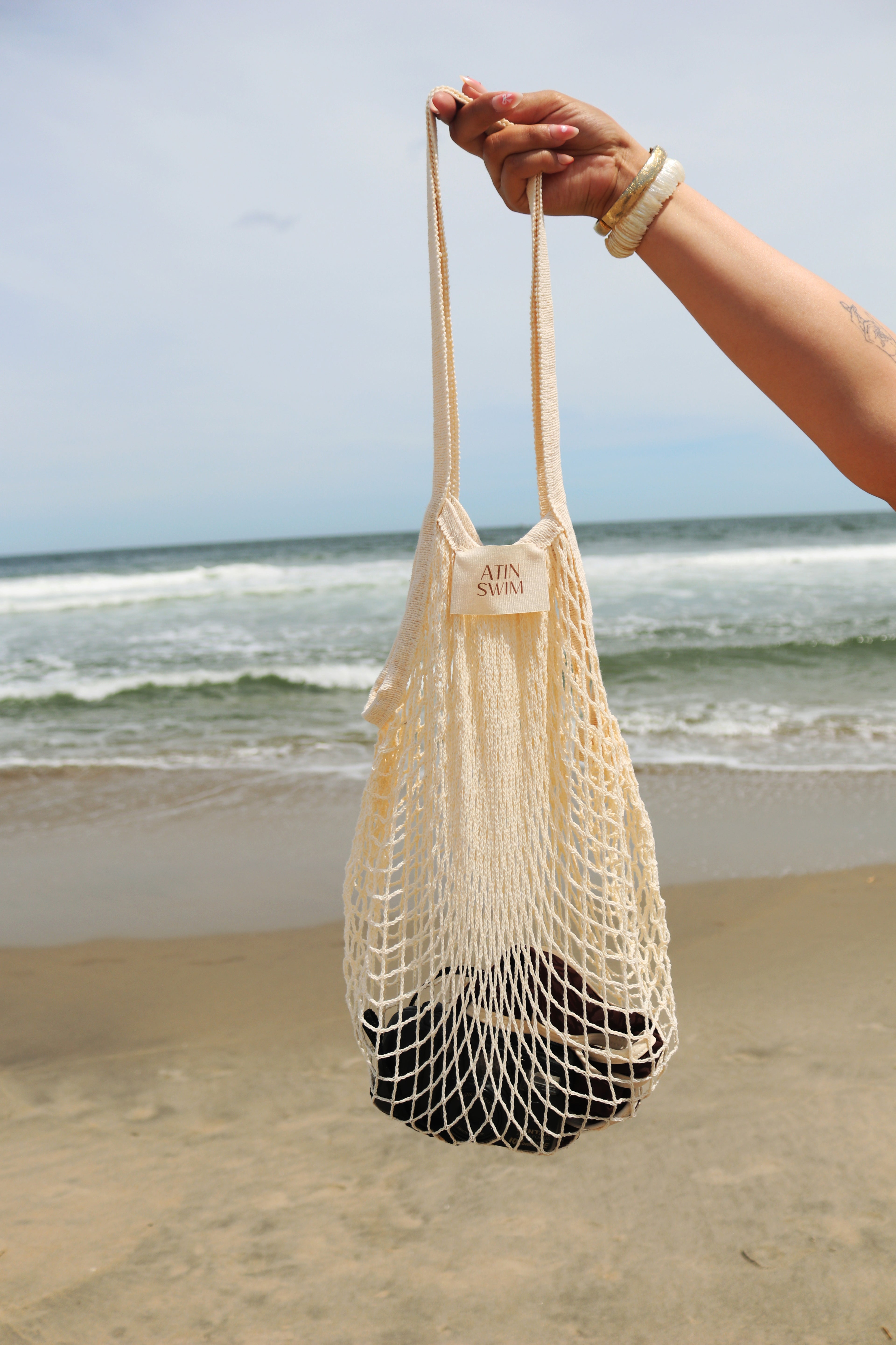 ATIN SWIM BAG - IVORY
