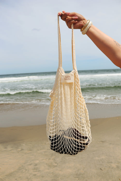 ATIN SWIM BAG - IVORY