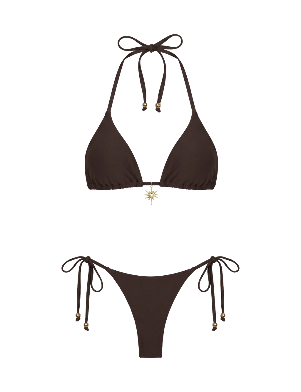 Araw Swim Bottom - Brown