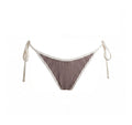 Lapaz Swim Bottom - Brown Gingham
