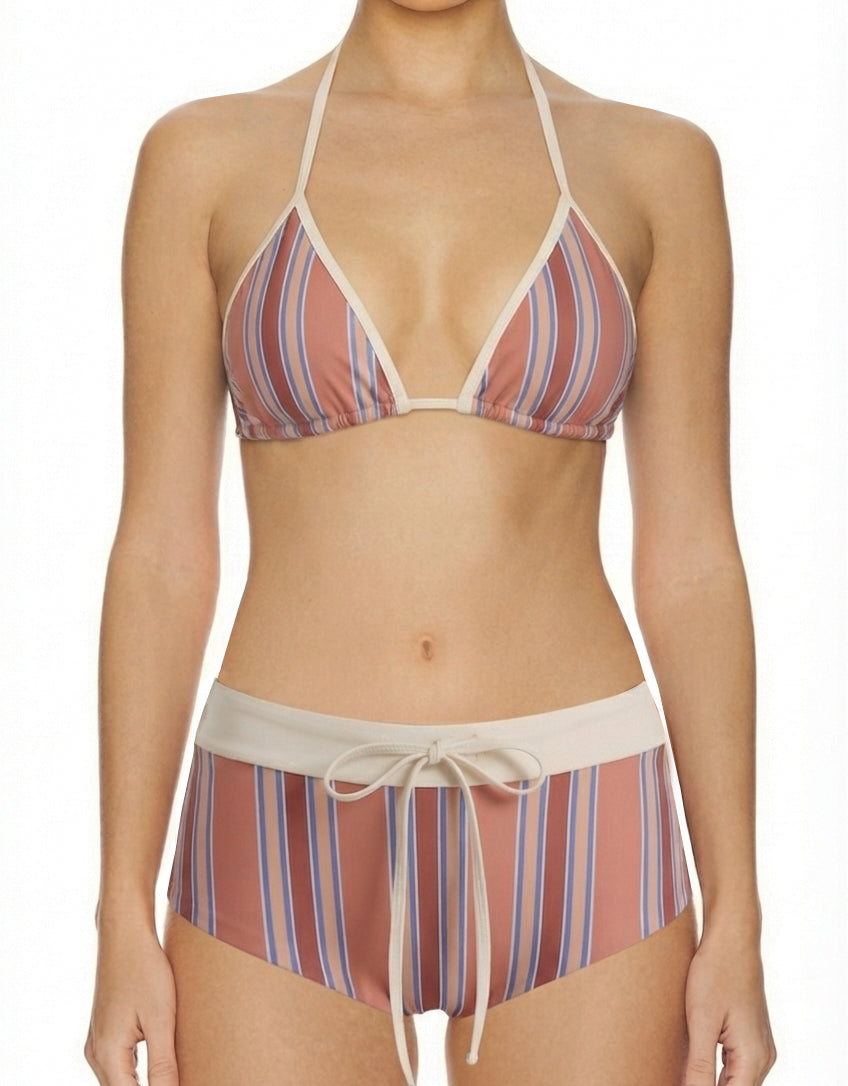 Isla Swim Top - Sunset Bayong